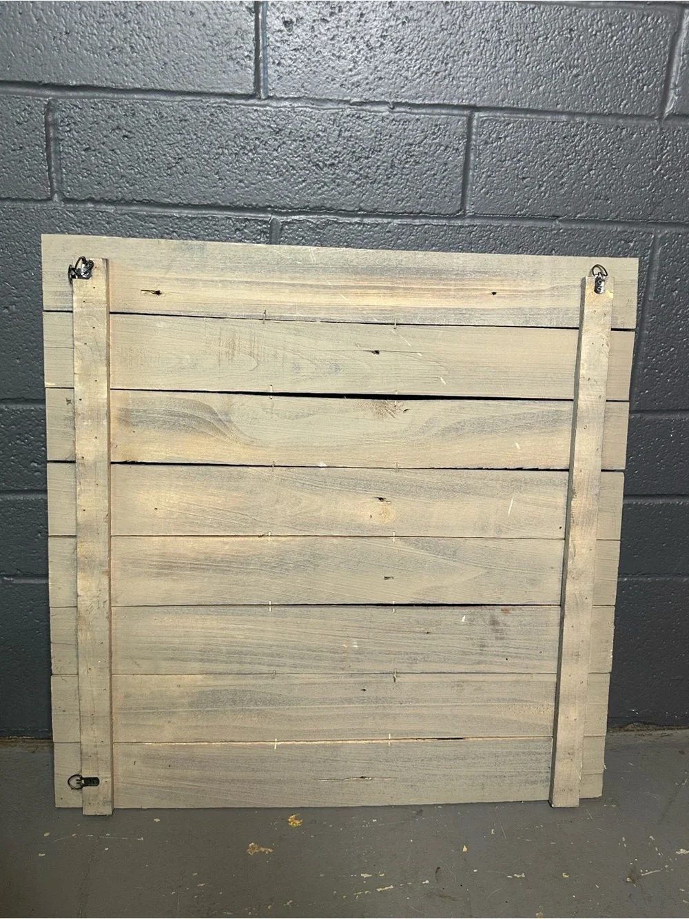 Rustic Gray Wood Wall Sign 
